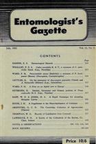 Entomologist's Gazette. Vol. 12, Part 3 (1961)