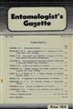 Entomologist's Gazette. Vol. 12, Part 3 (1961)