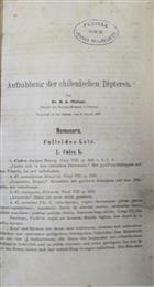 Aufzählung der chilenischen Dipteren