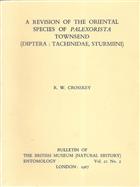 A Revision of the Oriental Species of Palexorista Townsend (Diptera: Tachinidae, Sturmiini)