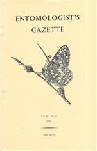 Entomologist's Gazette. Vol. 23, Part 2 (1972) 