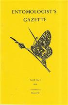 Entomologist's Gazette. Vol. 25, Part 3 (1974)