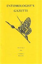 Entomologist's Gazette. Vol. 25, Part 4 (1974)
