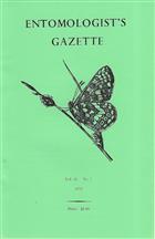Entomologist's Gazette. Vol. 26, Part 1 (1975)