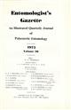 Entomologist's Gazette. Vol. 26 (1975), Title page and Index