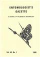 Entomologist's Gazette. Vol. 40, Part 1 (1989)