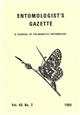Entomologist's Gazette. Vol. 40, Part 3 (1989)