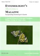 Entomologist's Monthly Magazine Vol. 161 Part 1 (2025)