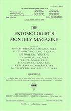 Entomologist's Monthly Magazine Vol. 142 Part 2 (2006)
