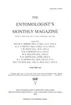 Entomologist's Monthly Magazine Vol. 142 Index (2006)