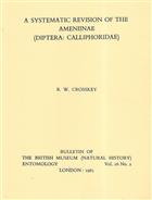 A Systematic Revision of the Ameniinae (Diptera: Calliphoridae)