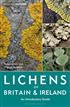Lichens of Britain and Ireland: An Introductory Guide