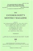 Entomologist's Monthly Magazine Vol. 139 Part 4 (2003)