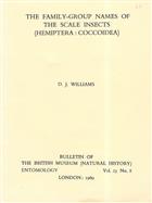 The Family-Group Names of the Scale Insects (Hemiptera: Coccoidea)