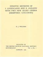 Synoptic revisions of I. Lindingaspis and II. Andaspis with two new allied genera (Hemiptera: Coccoidea)
