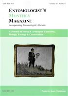 Entomologist's Monthly Magazine Vol. 161 Part 2 (2025)