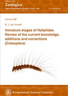 Immature stages of Haliplidae: Review of the current knowledge, additions and corrections (Coleoptera)