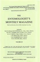 Entomologist's Monthly Magazine Vol. 135 Part 2 (1999)