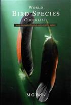 World Bird Species Checklist with alternative English and scientific names