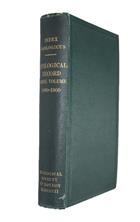 Index Zoologicus: An Alphabetical List of Names of Genera and Subgenera Proposed for Use in Zoology as Recorded in the 'Zoological Record' 1880-1900, together with other names not included  in the 'Nomenclator Zoologicus' of S.H. Scudder
