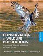 Conservation of Wildlife Populations: applications of ecological, evolutionary, and genetic concepts