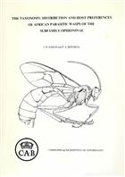 The Taxonomy, Distribution and Host Preferences of African Parasitic Wasps of the Subfamily Ophioninae (Hymenoptera: Ichneumonidae)