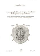 A Monograph of the Afrotropical Cassidinae (Coleoptera: Chrysomelidae). Pt. 3: Revision of the Tribe Cassidini 1, except the genera Aethiopocassis Sp., Cassida L., and Chiridopsis Sp.