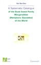 A Systematic Catalogue of the Scale Insect Family Margarodidae (Hemiptera: Coccoidea) of the World