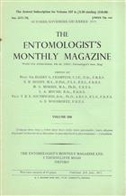 Entomologist's Monthly Magazine Vol. 106 Part 4 (1970)