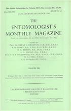 Entomologist's Monthly Magazine Vol. 105 Part 1 (1969)