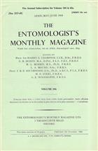 Entomologist's Monthly Magazine Vol. 104 Part 2 (1968)