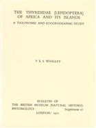 The Thyrididae (Lepidoptera) of Africa and its Islands: A taxonomic and zoogeographic study