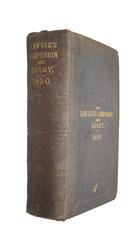 The Lawyer's Companion and Diary 1890, and London and Provincial Law Directory for 1890