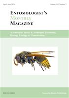 Entomologist's Monthly Magazine Vol. 162 Part 2 (2026)