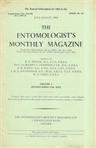 Entomologist's Monthly Magazine Vol. 100 Part 4 (1964)