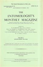 Entomologist's Monthly Magazine Vol. 100 Part 5 (1964)