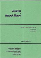 Archives of Natural History Vol. 11 pt. 2. More Darwin Beagle notes resurface 