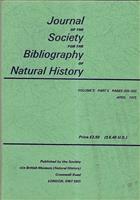 Archives of Natural History Vol. 10 pt. 3 [includes] The reading of the Darwin and Wallace papers : an historical 
