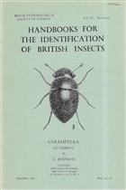 Coleoptera, Clambidae (Handbooks for the Identification of British Insects 4/6a)