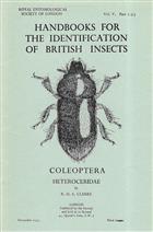 Heteroceridae (Handbooks for the Identification of British Insects 5/2c)
