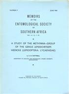 A Study of the Methymna-Group of the Genus Lepidochrysops Hedicke (Lepidoptera: Lycaenidae)