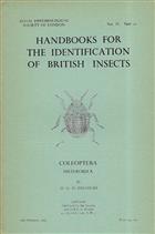 Coleoptera Histeroidea. Sphaeritidae and Histeridae (Handbooks for Identification of British Insects 4/10)
