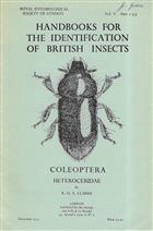 Heteroceridae (Handbooks for the Identification of British Insects 5/2c)