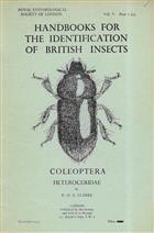 Heteroceridae (Handbooks for the Identification of British Insects 5/2c)