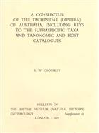 A Conspectus of the Tachinidae (Diptera) of Australia, including Keys to the Supraspecific Taxa and Taxonomic  and Host Catalogues
