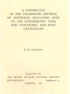 A Conspectus of the Tachinidae (Diptera) of Australia, including Keys to the Supraspecific Taxa and Taxonomic  and Host Catalogues