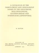 A Catalogue of the Family-group and Genus-Group names of the Gelechiidae, Holcopogonidae, Lecithoceridae and Symmocidae (Lepidoptera)