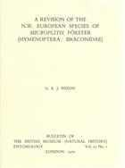 A Revision of the N.W. European Species of Microplitis Förster  (Hymenoptera: Braconidae)