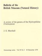 A Review of the genera of the Hydroptilidae (Trichoptera)