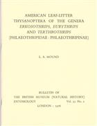 American Leaf-litter Thysanoptera of the genera Erkosothrips, Eurythrips and Terthrothrips (Phlaeothripidae: Phlaeothripinae)